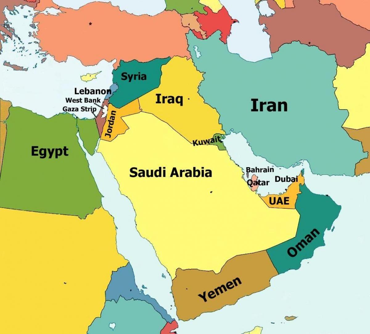 Omán país en el mapa del mundo